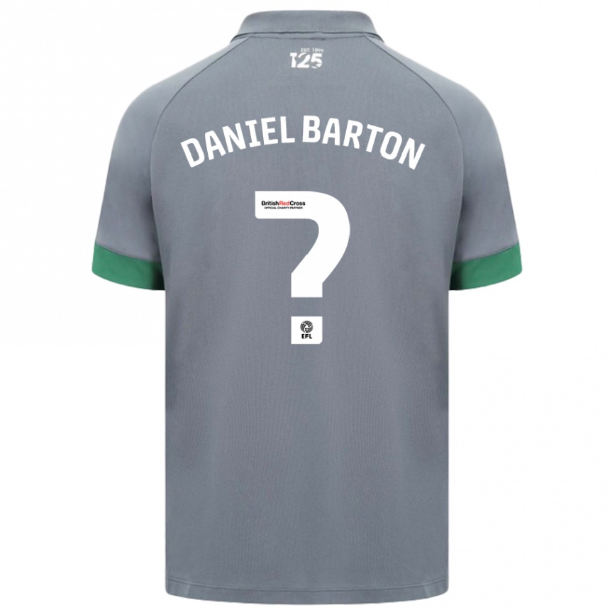 Mujer Fútbol Camiseta Daniel Barton #0 Gris Oscuro 2ª Equipación 2024/25 Perú