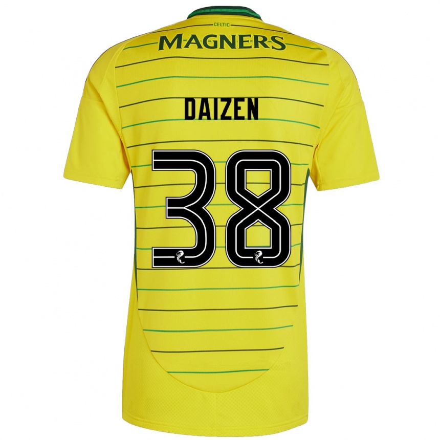 Mujer Fútbol Camiseta Daizen Maeda #38 Amarillo 2ª Equipación 2024/25 Perú