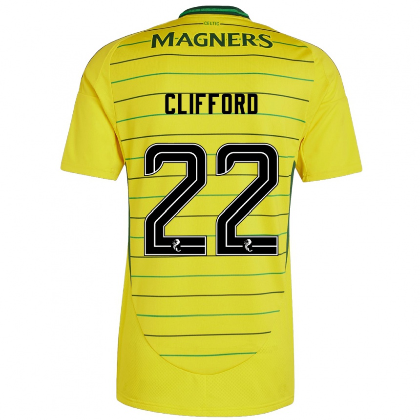 Mujer Fútbol Camiseta Lucy Ashworth-Clifford #22 Amarillo 2ª Equipación 2024/25 Perú