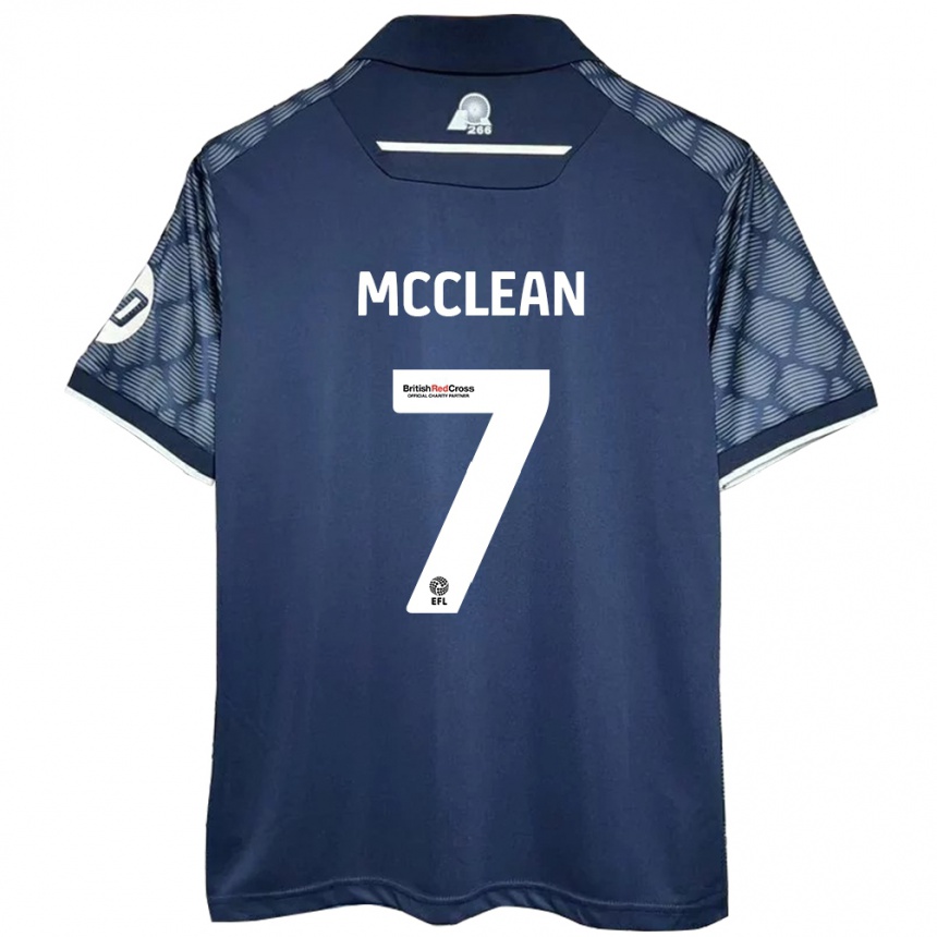 Mujer Fútbol Camiseta James Mcclean #7 Negro 2ª Equipación 2024/25 Perú