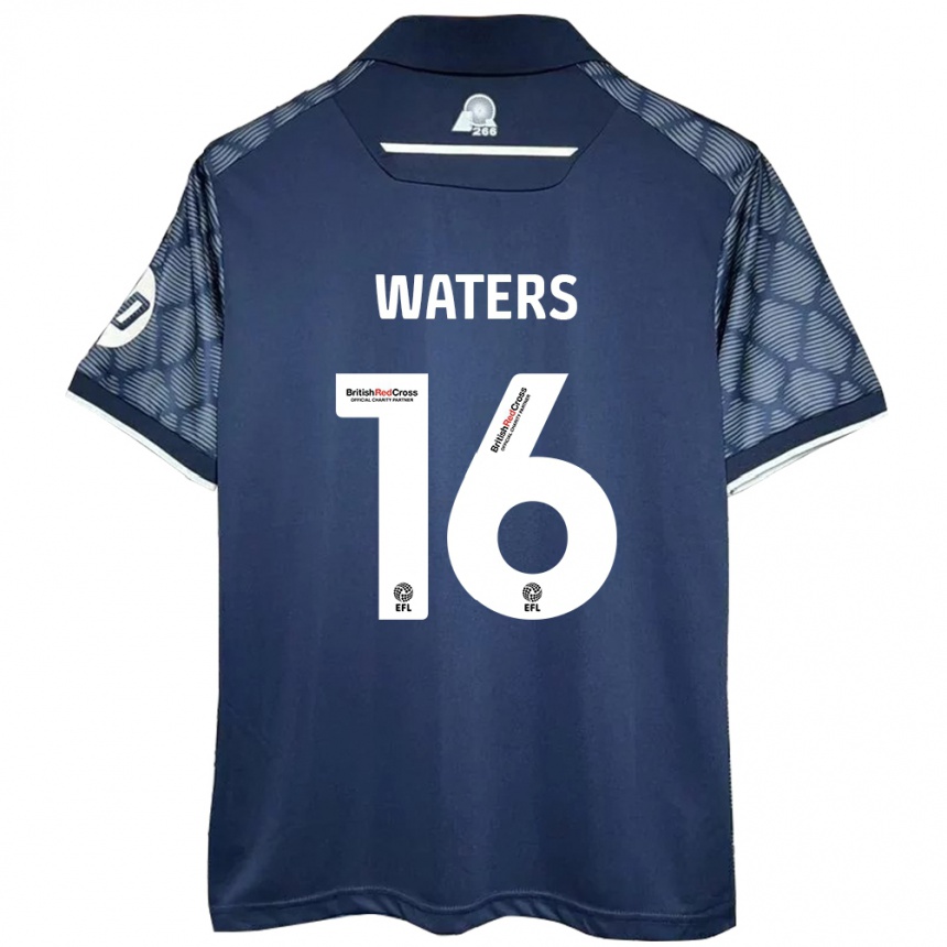 Mujer Fútbol Camiseta Billy Waters #16 Negro 2ª Equipación 2024/25 Perú