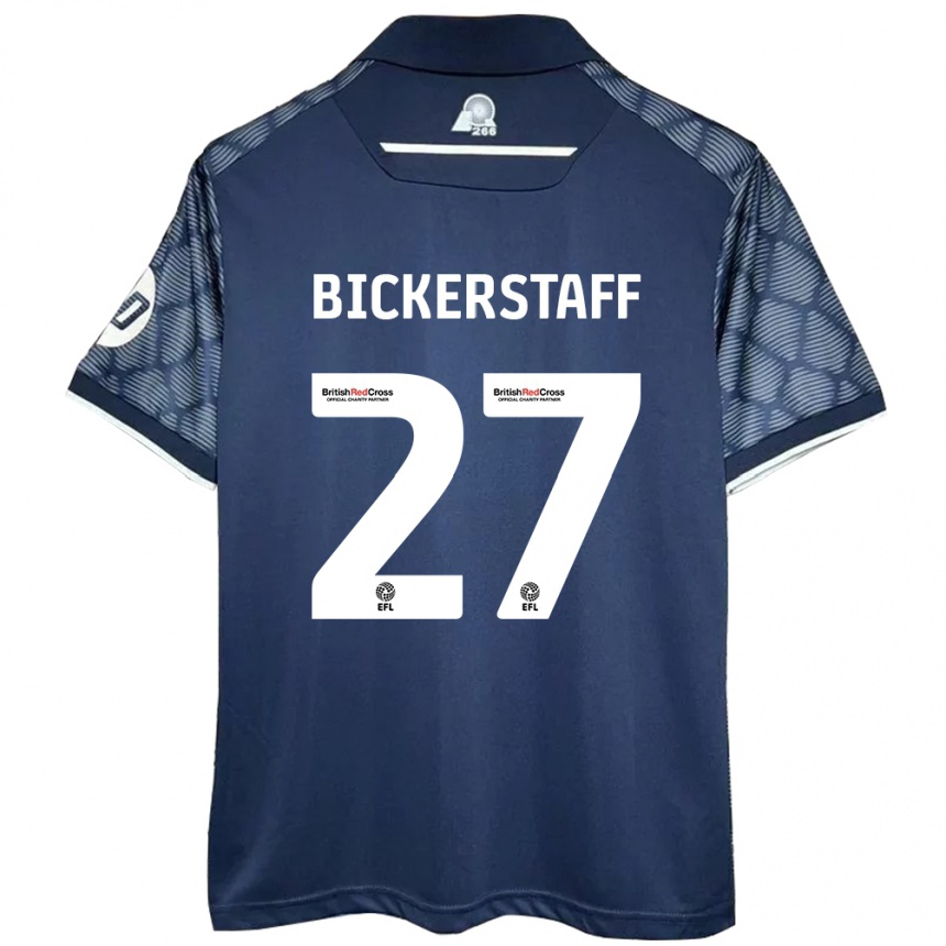 Mujer Fútbol Camiseta Jake Bickerstaff #27 Negro 2ª Equipación 2024/25 Perú