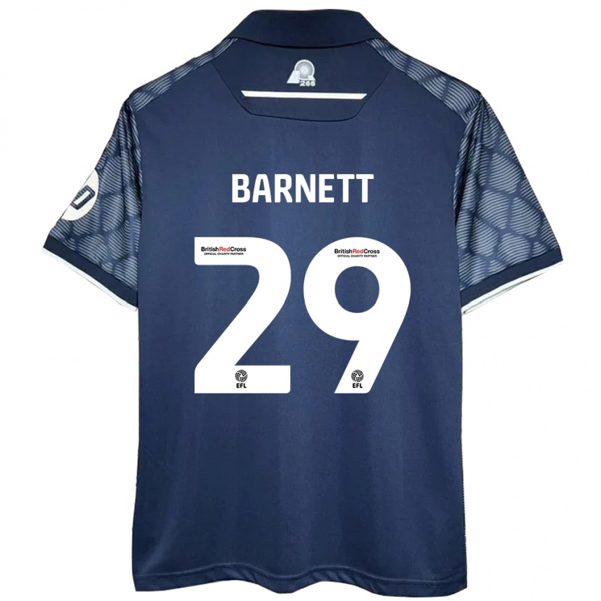 Mujer Fútbol Camiseta Ryan Barnett #29 Negro 2ª Equipación 2024/25 Perú