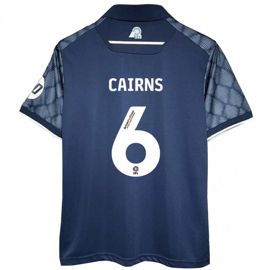 Mujer Fútbol Camiseta Brooke Cairns #6 Negro 2ª Equipación 2024/25 Perú