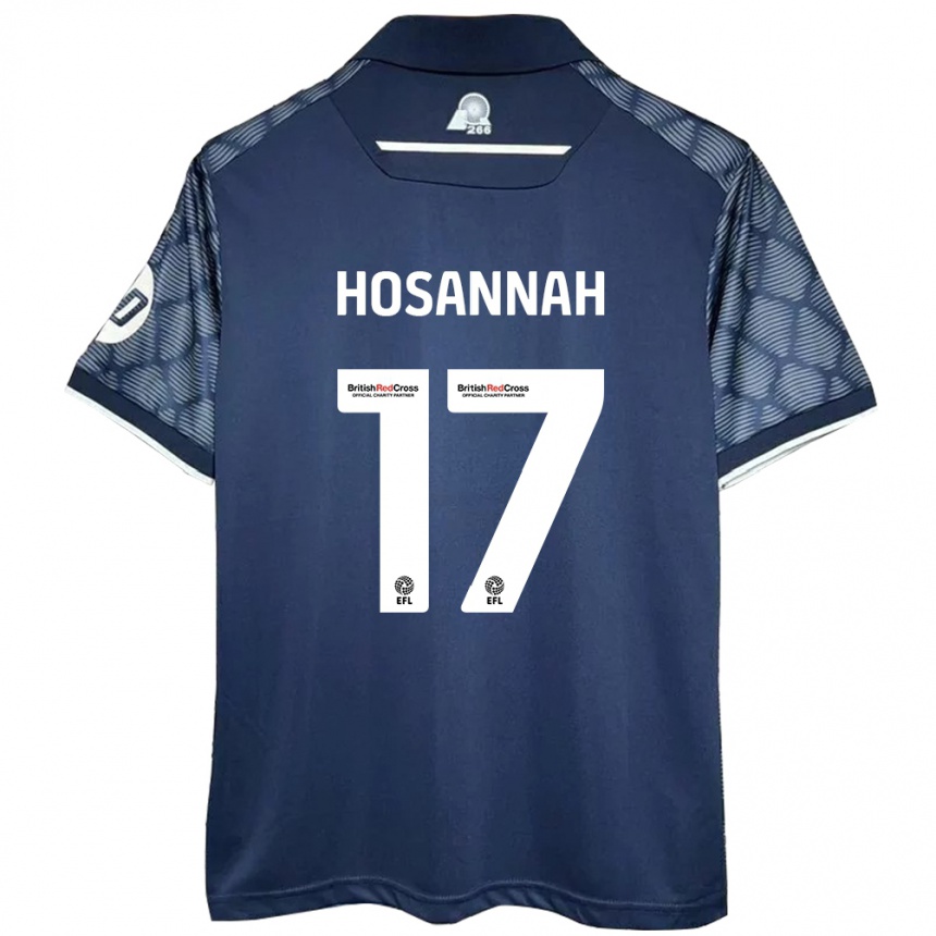 Mujer Fútbol Camiseta Bryce Hosannah #17 Negro 2ª Equipación 2024/25 Perú