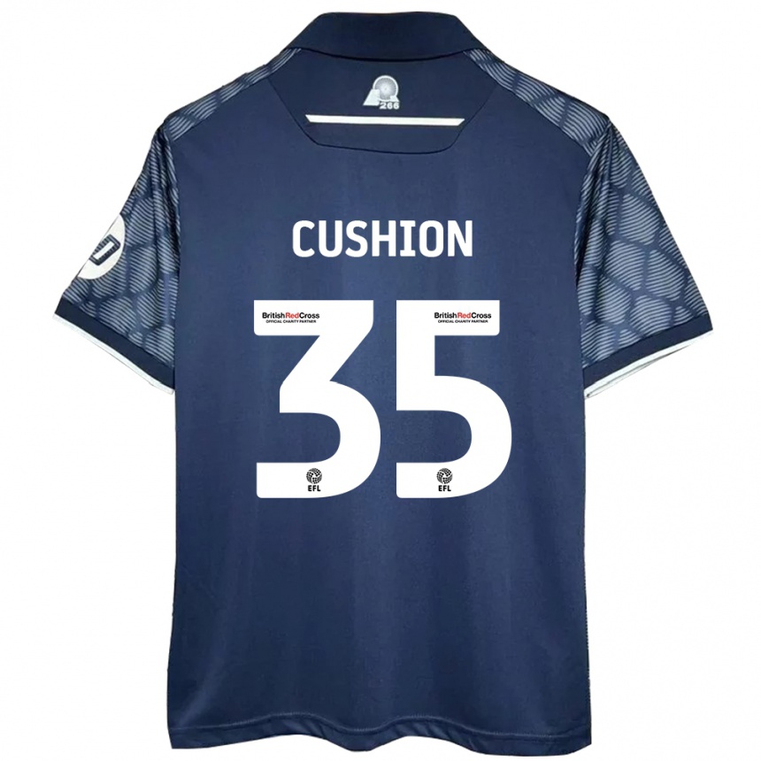 Mujer Fútbol Camiseta Owen Cushion #35 Negro 2ª Equipación 2024/25 Perú