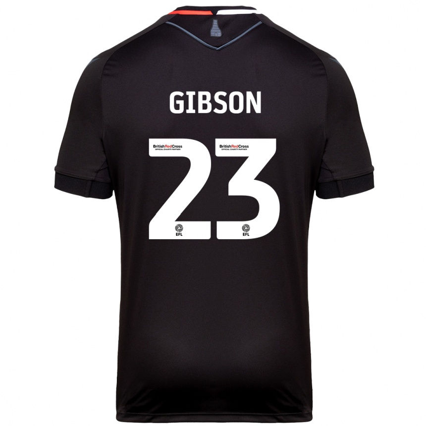 Mujer Fútbol Camiseta Ben Gibson #23 Negro 2ª Equipación 2024/25 Perú