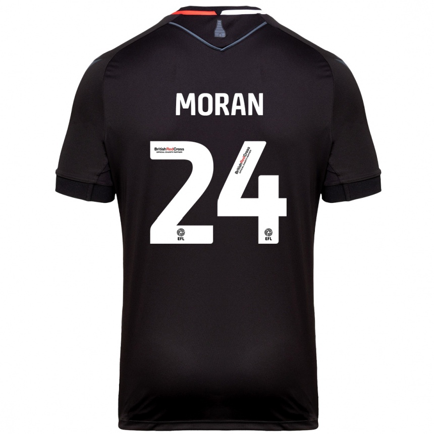 Mujer Fútbol Camiseta Andrew Moran #24 Negro 2ª Equipación 2024/25 Perú