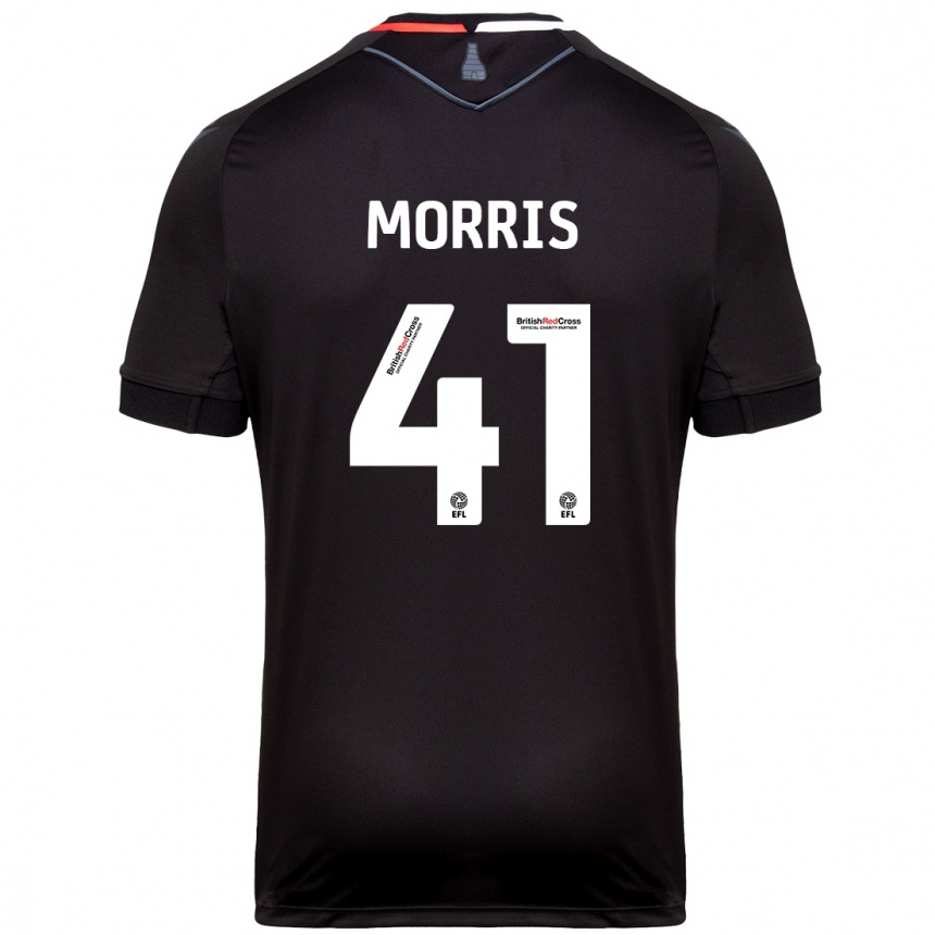 Mujer Fútbol Camiseta Scott Morris #41 Negro 2ª Equipación 2024/25 Perú