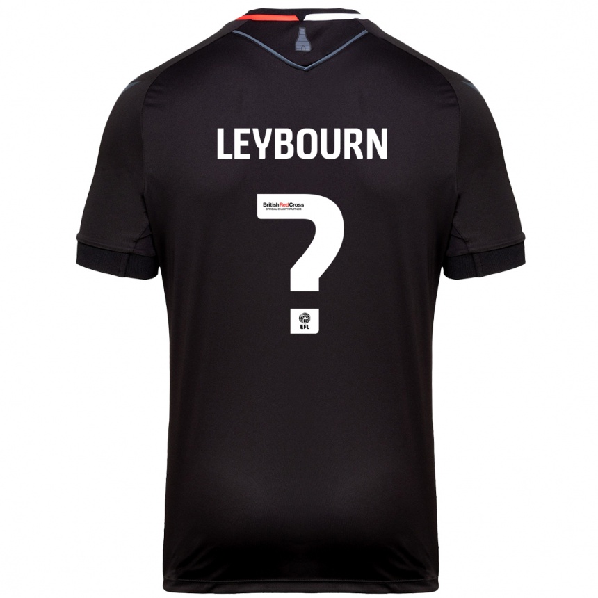 Mujer Fútbol Camiseta Charlie Leybourn #0 Negro 2ª Equipación 2024/25 Perú