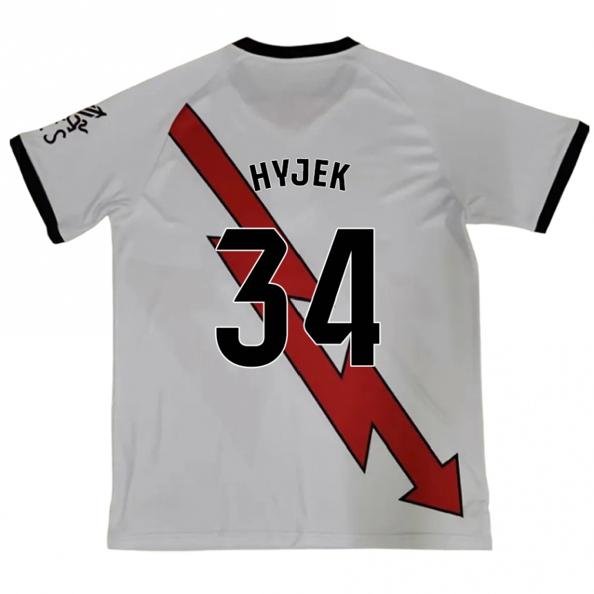 Mujer Fútbol Camiseta David Hyjek #34 Rojo 2ª Equipación 2024/25 Perú