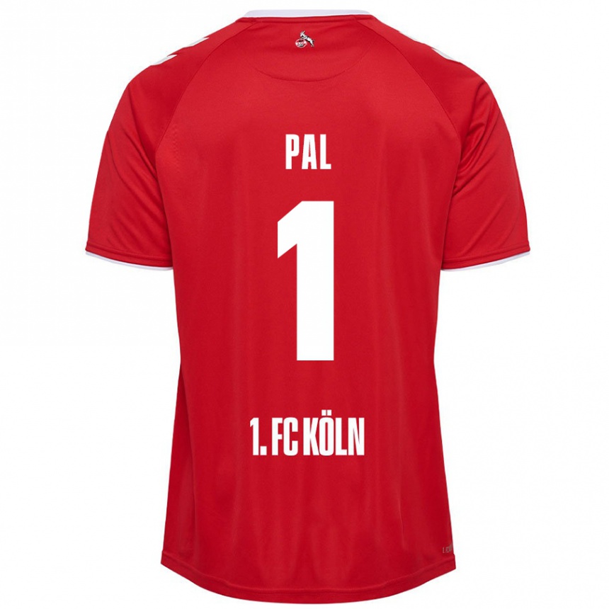 Mujer Fútbol Camiseta Jasmin Pal #1 Rojo Blanco 2ª Equipación 2024/25 Perú