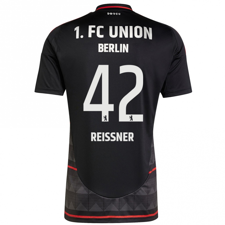 Mujer Fútbol Camiseta Naika Reissner #42 Negro 2ª Equipación 2024/25 Perú