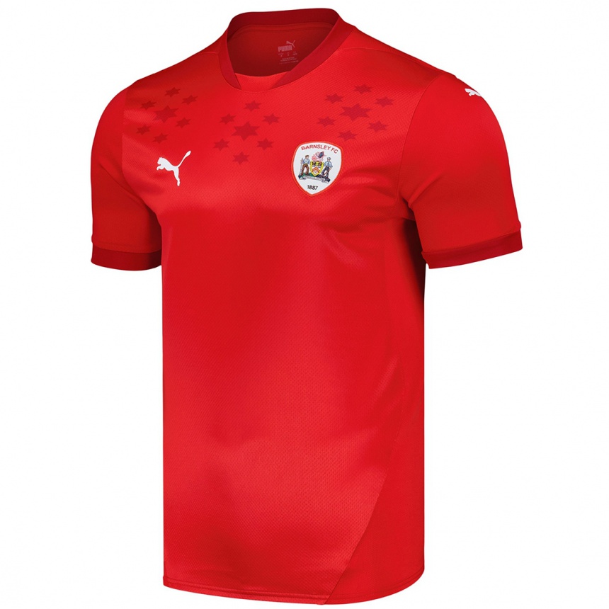 Niño Fútbol Camiseta Marc Roberts #4 Rojo 1ª Equipación 2024/25 Perú