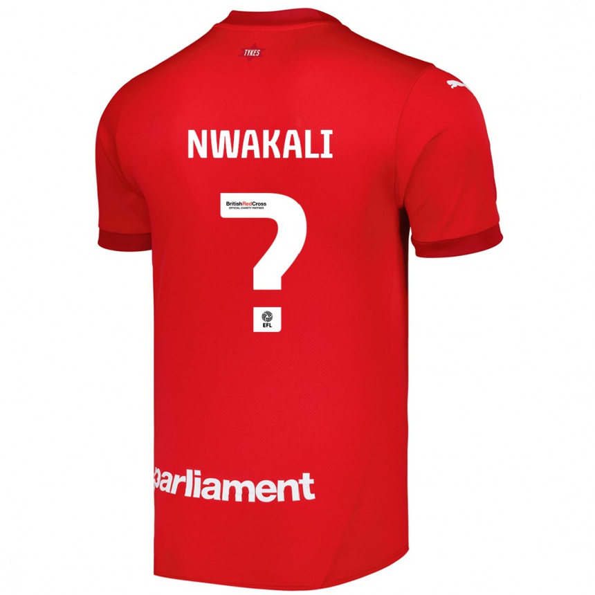 Niño Fútbol Camiseta Kelechi Nwakali #0 Rojo 1ª Equipación 2024/25 Perú