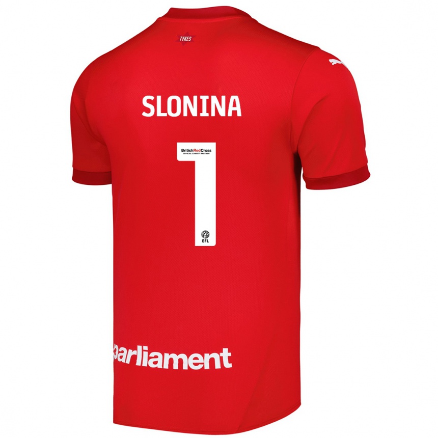 Niño Fútbol Camiseta Gabriel Slonina #1 Rojo 1ª Equipación 2024/25 Perú