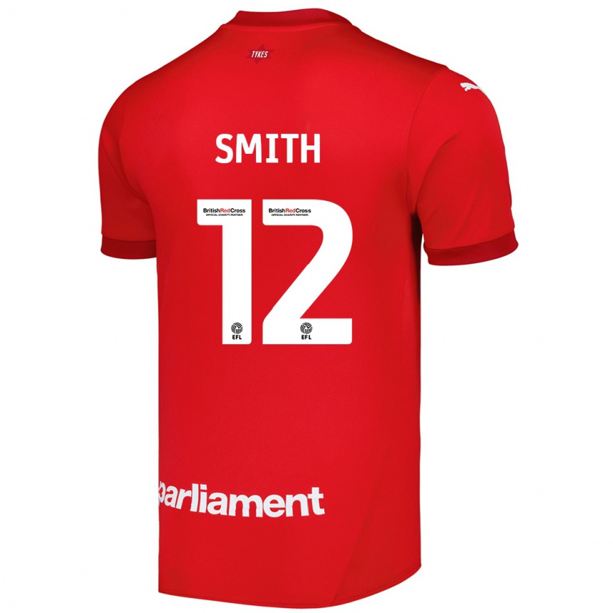 Niño Fútbol Camiseta Jackson Smith #12 Rojo 1ª Equipación 2024/25 Perú