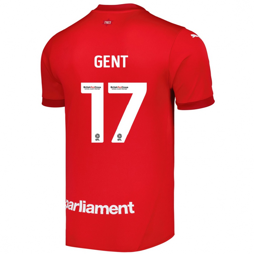 Niño Fútbol Camiseta Georgie Gent #17 Rojo 1ª Equipación 2024/25 Perú