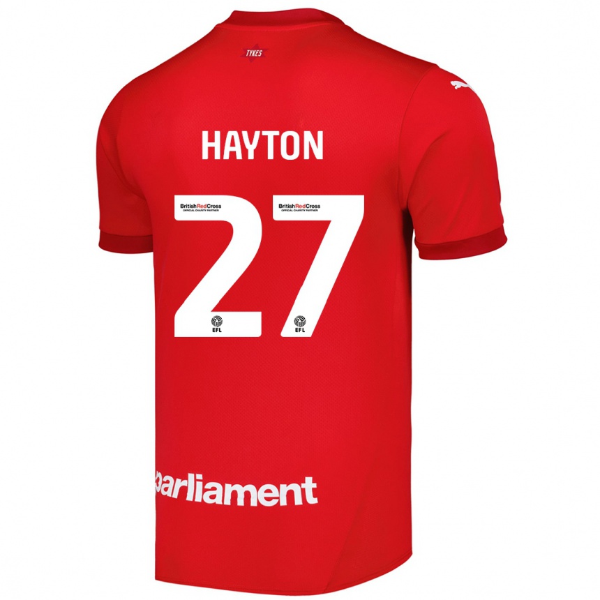 Niño Fútbol Camiseta Adam Hayton #27 Rojo 1ª Equipación 2024/25 Perú