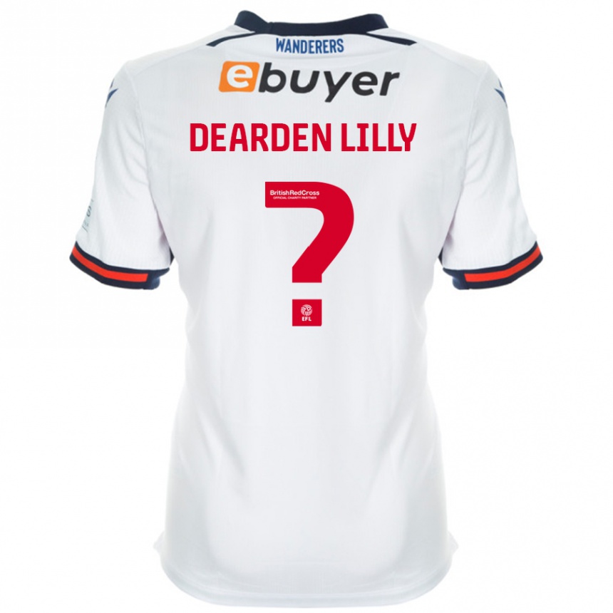 Niño Fútbol Camiseta Jessica Dearden-Lilly #0 Blanco 1ª Equipación 2024/25 Perú