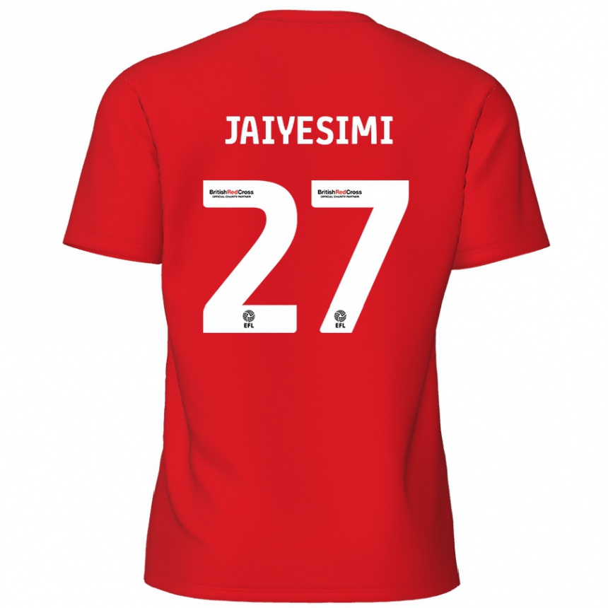 Niño Fútbol Camiseta Diallang Jaiyesimi #27 Rojo 1ª Equipación 2024/25 Perú