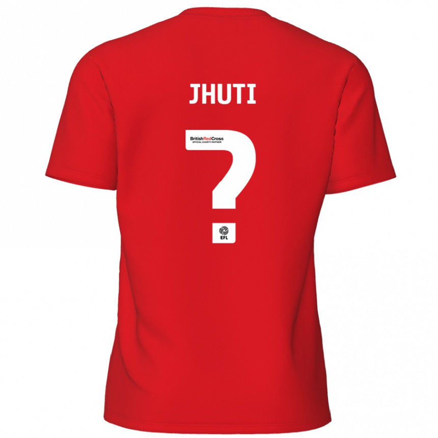 Niño Fútbol Camiseta Reece Jhuti #0 Rojo 1ª Equipación 2024/25 Perú