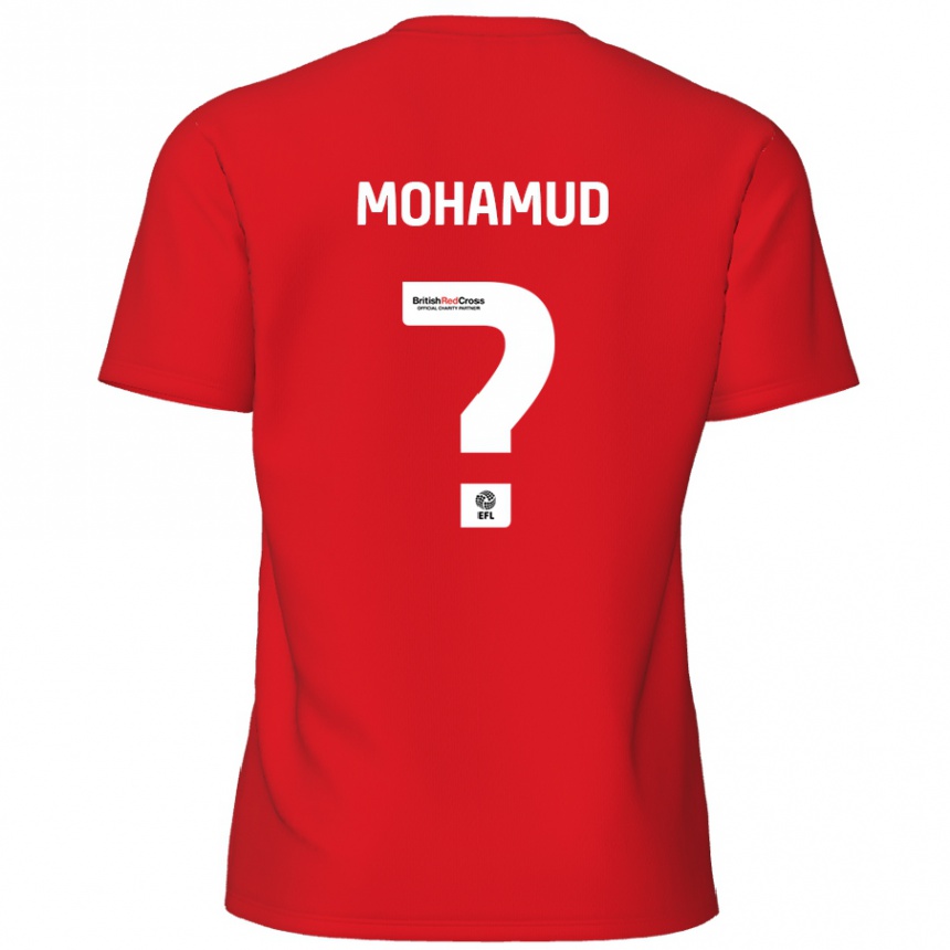 Niño Fútbol Camiseta Abdi Mohamud #0 Rojo 1ª Equipación 2024/25 Perú