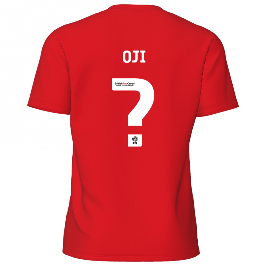 Niño Fútbol Camiseta Uko Oji #0 Rojo 1ª Equipación 2024/25 Perú