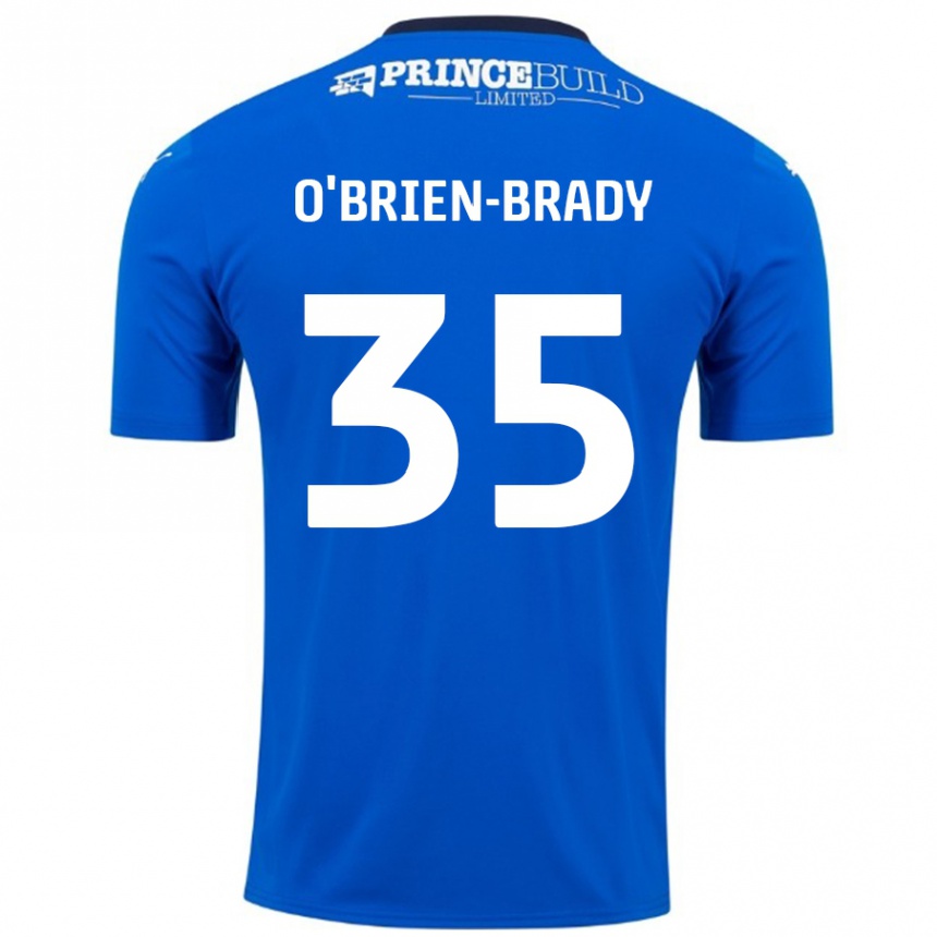 Niño Fútbol Camiseta Donay O'brien-Brady #35 Azul Blanco 1ª Equipación 2024/25 Perú