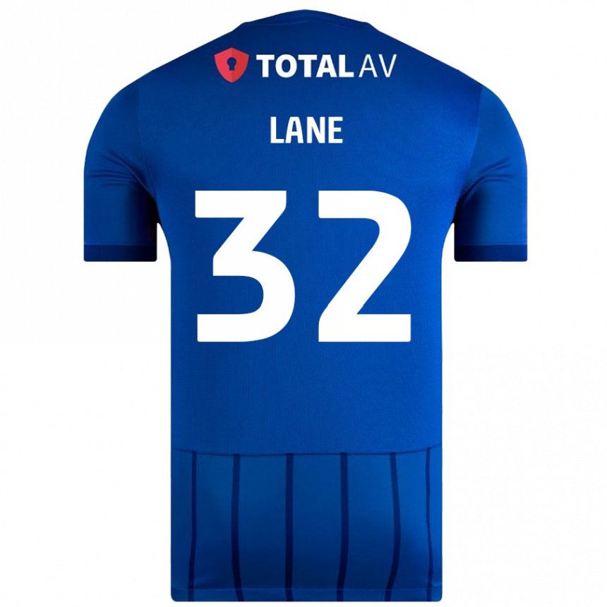 Niño Fútbol Camiseta Paddy Lane #32 Azul 1ª Equipación 2024/25 Perú