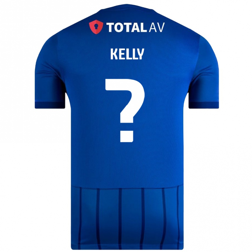 Niño Fútbol Camiseta Liam Kelly #0 Azul 1ª Equipación 2024/25 Perú