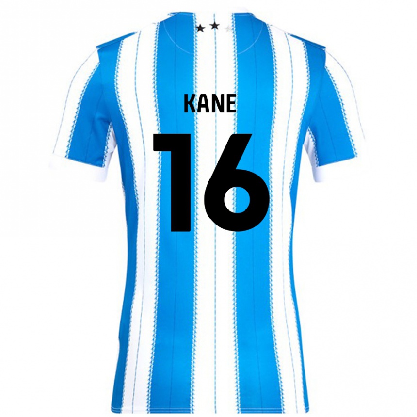 Niño Fútbol Camiseta Herbie Kane #16 Azul Blanco 1ª Equipación 2024/25 Perú