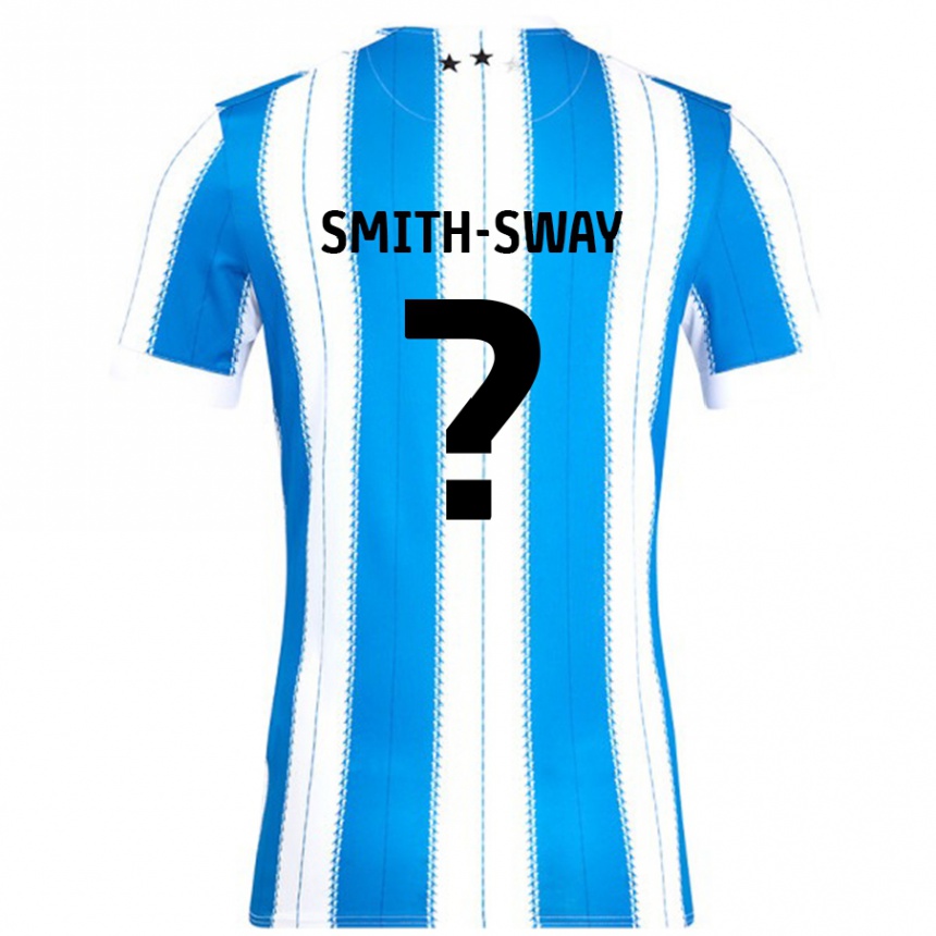 Niño Fútbol Camiseta Jay Smith-Sway #0 Azul Blanco 1ª Equipación 2024/25 Perú