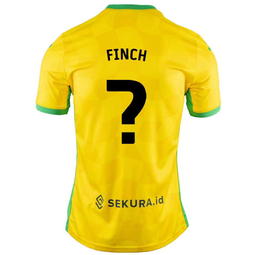 Niño Fútbol Camiseta Tom Finch #0 Amarillo Verde 1ª Equipación 2024/25 Perú