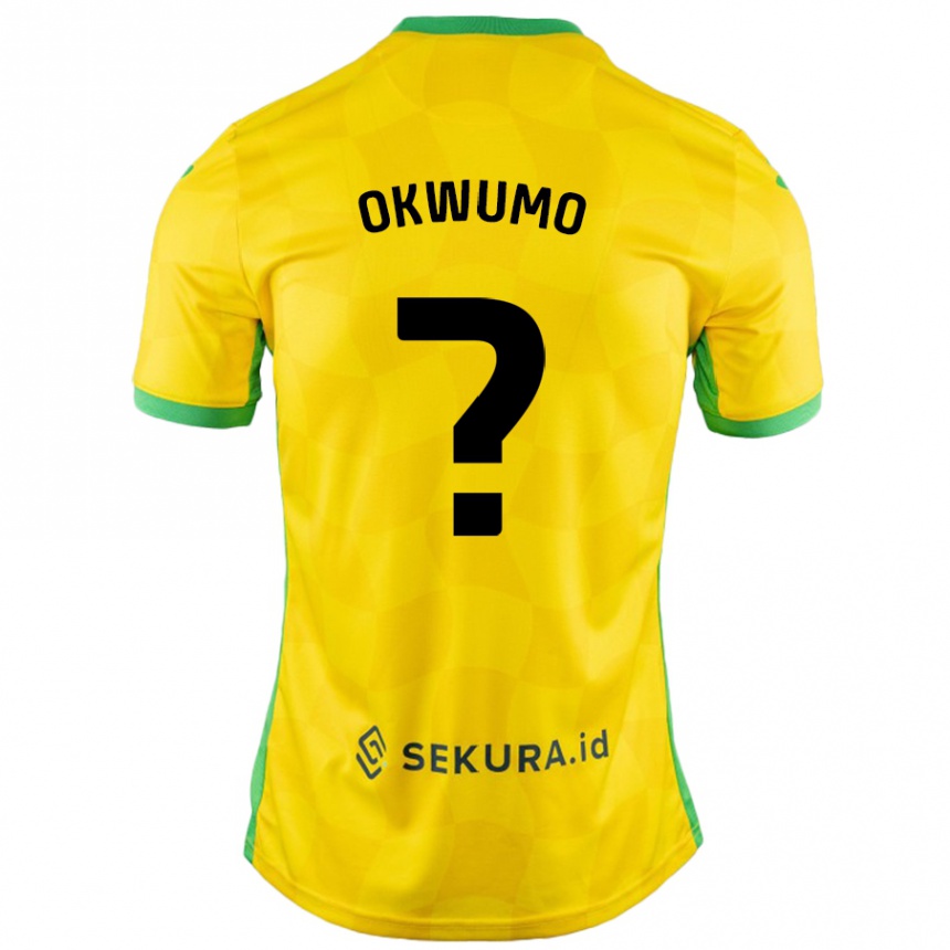 Niño Fútbol Camiseta Harmony Okwumo #0 Amarillo Verde 1ª Equipación 2024/25 Perú