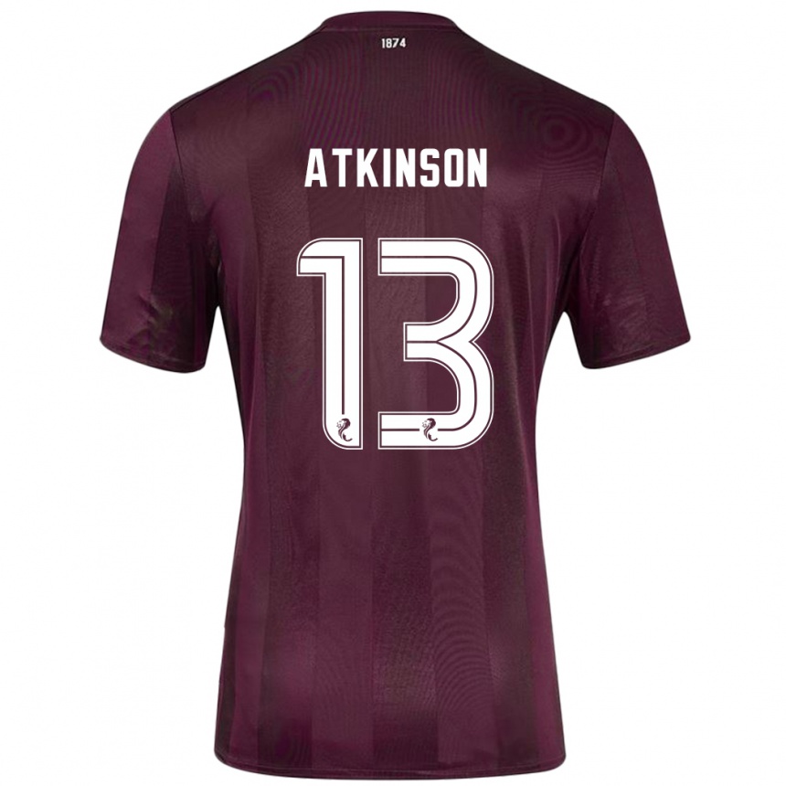 Niño Fútbol Camiseta Nathaniel Atkinson #13 Borgoña 1ª Equipación 2024/25 Perú