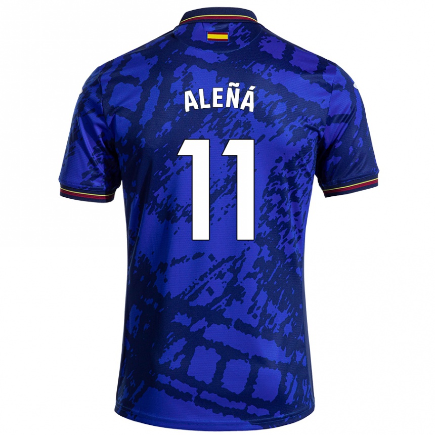 Niño Fútbol Camiseta Carles Aleñá #11 Azul Más Oscuro 1ª Equipación 2024/25 Perú