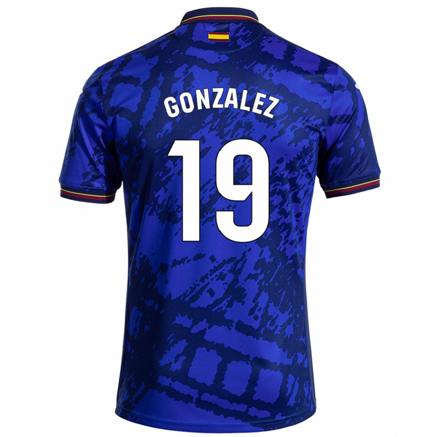 Niño Fútbol Camiseta Peter González #19 Azul Más Oscuro 1ª Equipación 2024/25 Perú