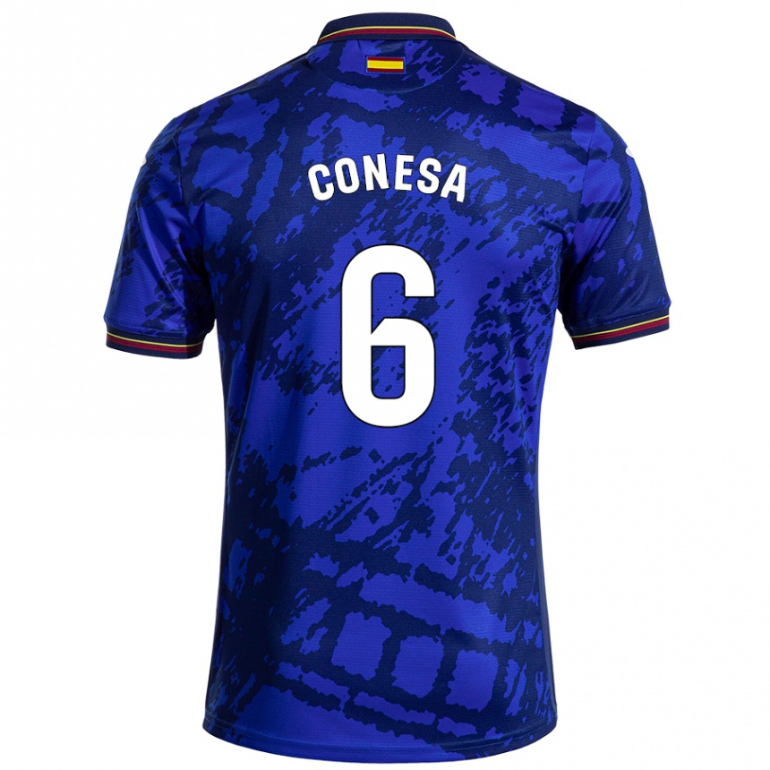 Niño Fútbol Camiseta Nico Conesa #6 Azul Más Oscuro 1ª Equipación 2024/25 Perú