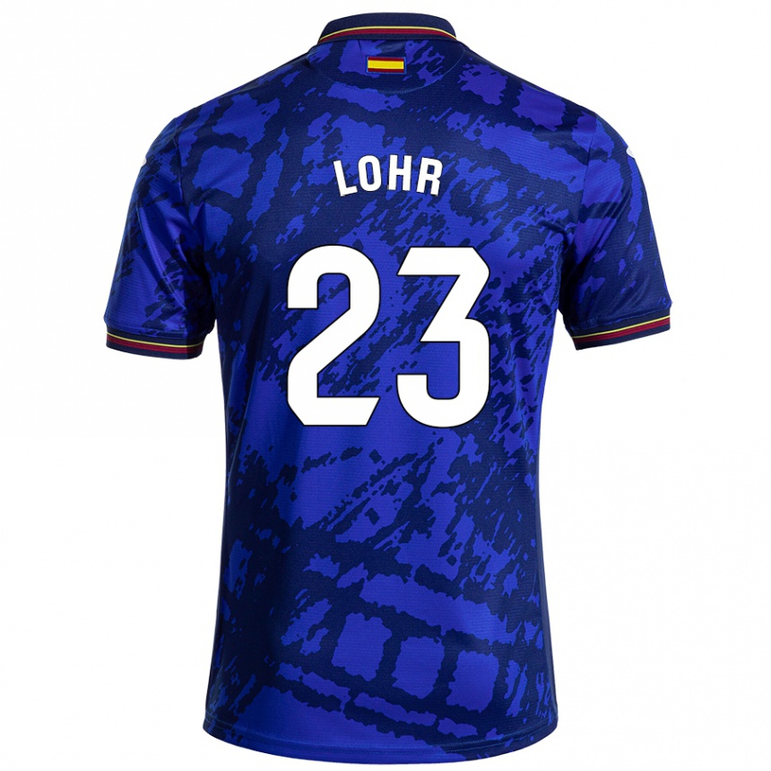 Niño Fútbol Camiseta Luca Lohr #23 Azul Más Oscuro 1ª Equipación 2024/25 Perú