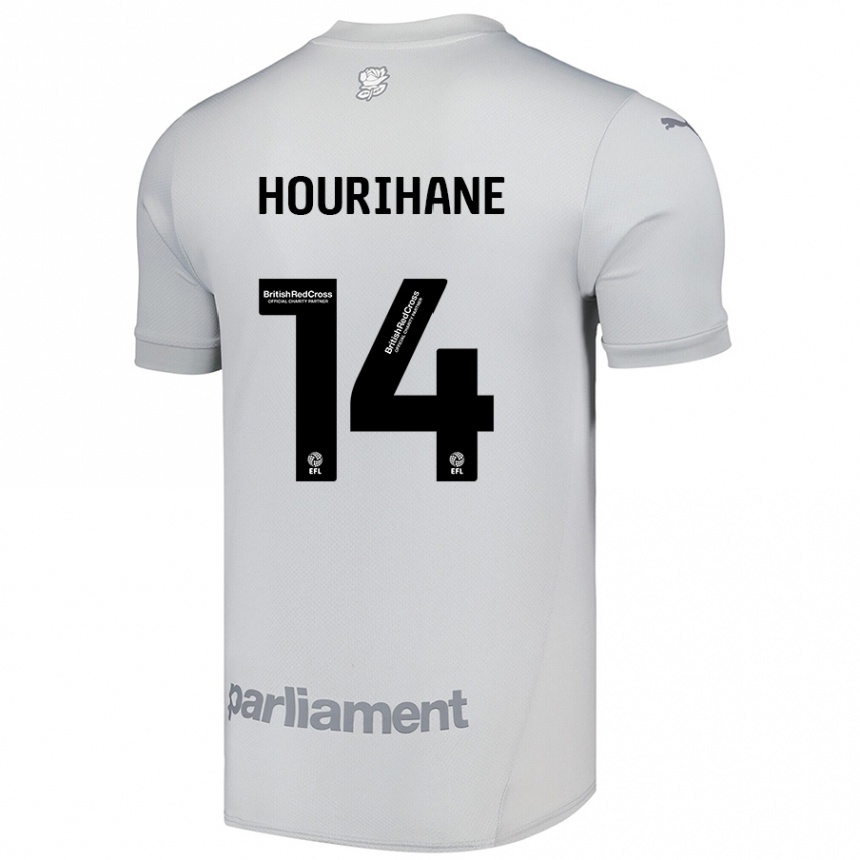 Niño Fútbol Camiseta Conor Hourihane #14 Gris Plata 2ª Equipación 2024/25 Perú