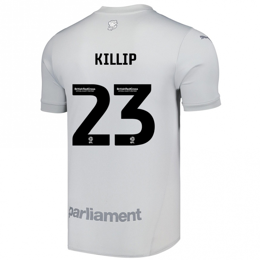 Niño Fútbol Camiseta Ben Killip #23 Gris Plata 2ª Equipación 2024/25 Perú