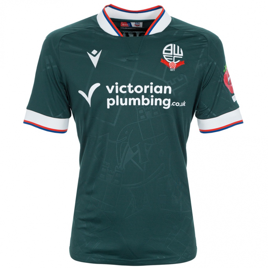 Niño Fútbol Camiseta Eleanor Seals #0 Verde Oscuro 2ª Equipación 2024/25 Perú