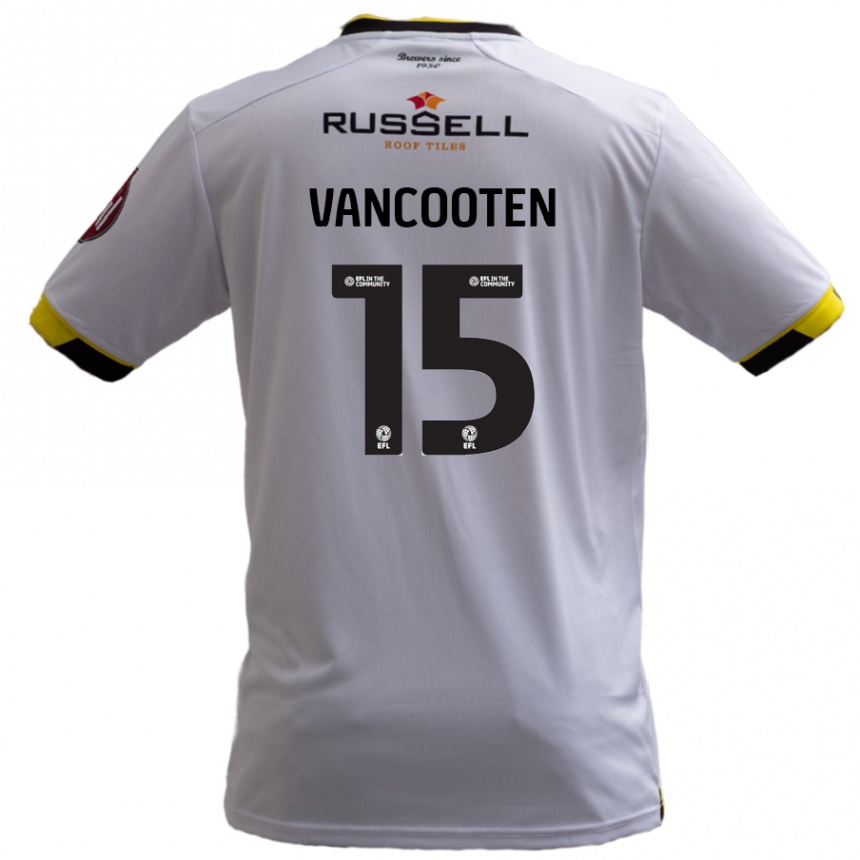 Niño Fútbol Camiseta Terence Vancooten #15 Blanco 2ª Equipación 2024/25 Perú