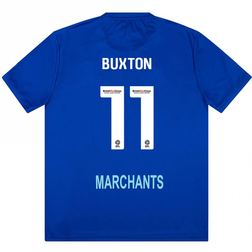 Niño Fútbol Camiseta Charlotte Buxton #11 Verde 2ª Equipación 2024/25 Perú