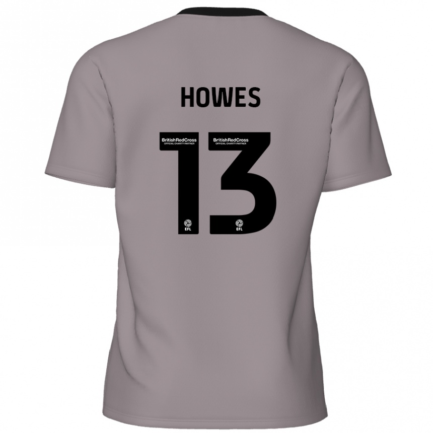 Niño Fútbol Camiseta Sam Howes #13 Gris 2ª Equipación 2024/25 Perú