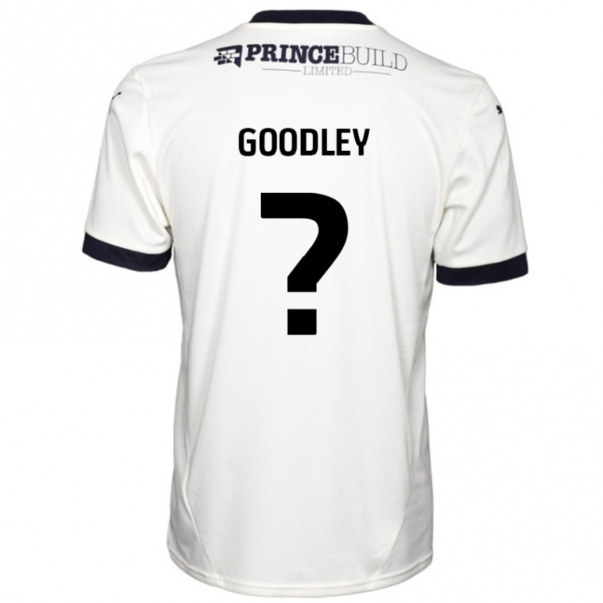 Niño Fútbol Camiseta Jacob Goodley #0 Blanquecino Negro 2ª Equipación 2024/25 Perú