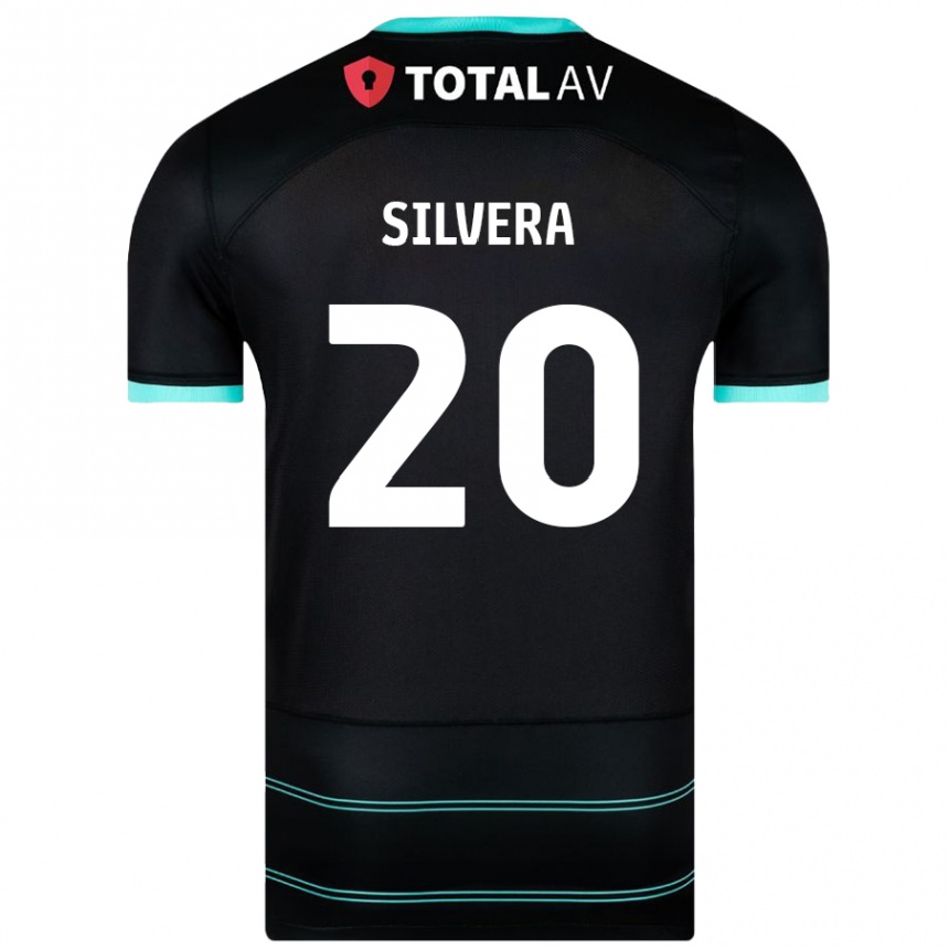 Niño Fútbol Camiseta Sam Silvera #20 Negro 2ª Equipación 2024/25 Perú