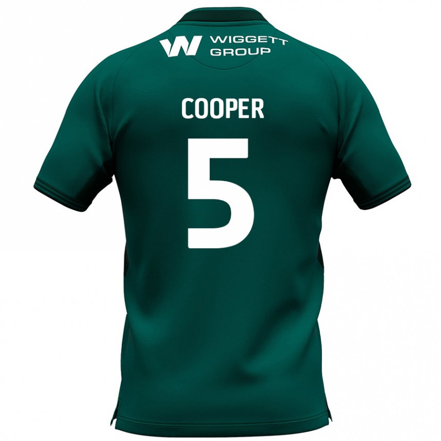 Niño Fútbol Camiseta Jake Cooper #5 Verde 2ª Equipación 2024/25 Perú