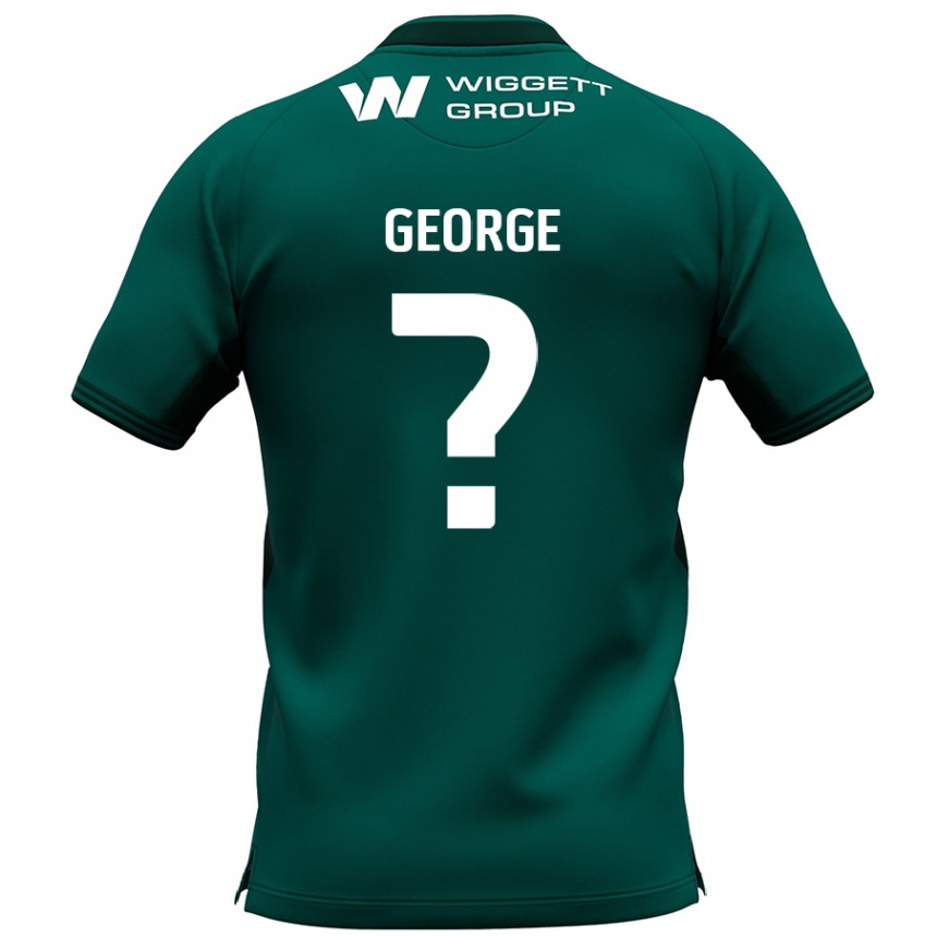 Niño Fútbol Camiseta George Evans #0 Verde 2ª Equipación 2024/25 Perú